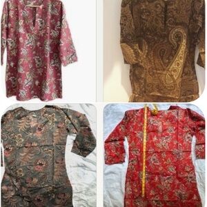 4 SUMMER TUNICS or COVER UPS - 3 are NEW